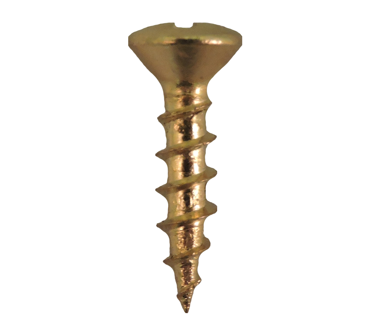 Cabinet Hardware Screws Bright Brass  